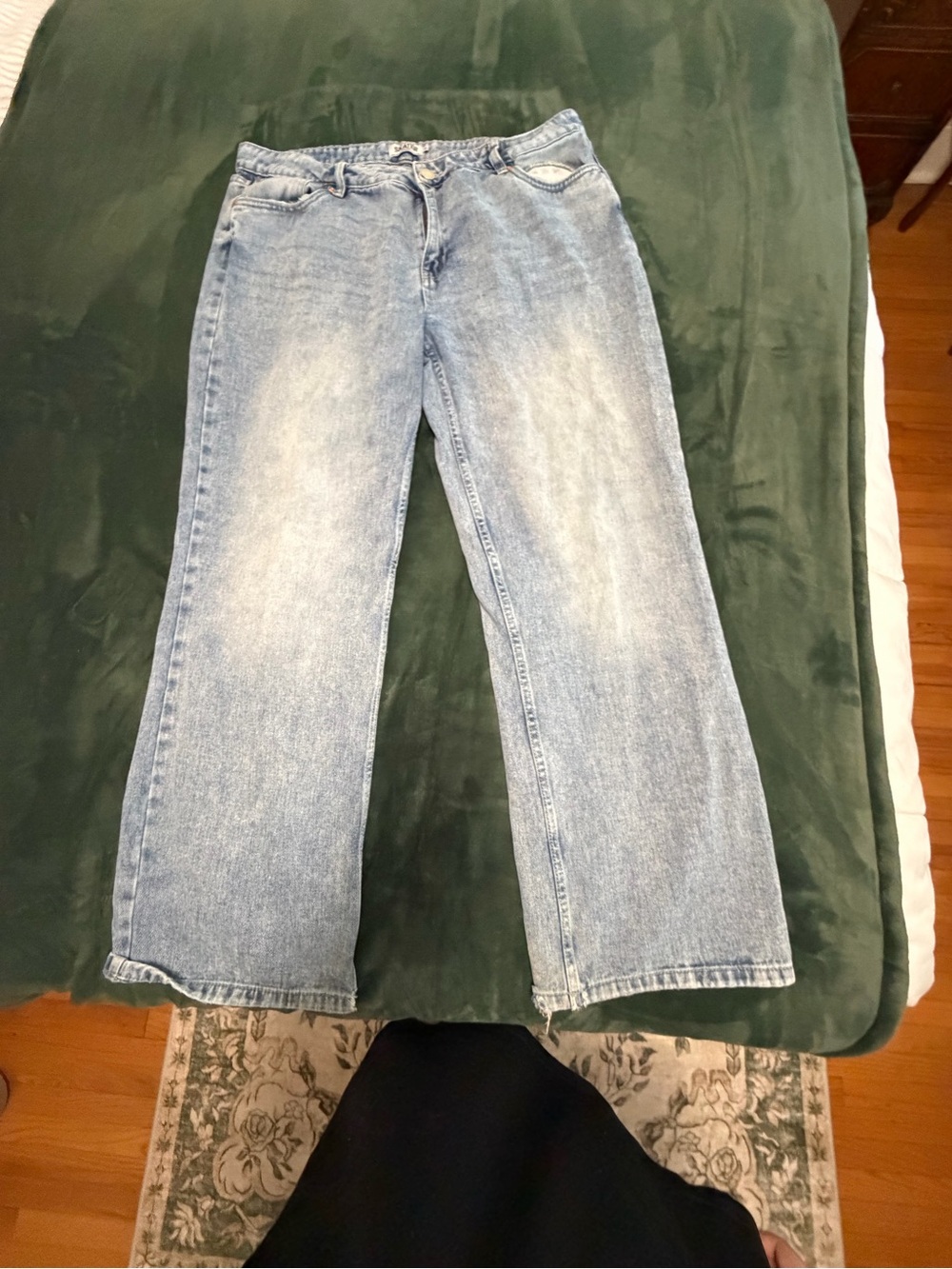 refuge Light Blue Flare Jeans
